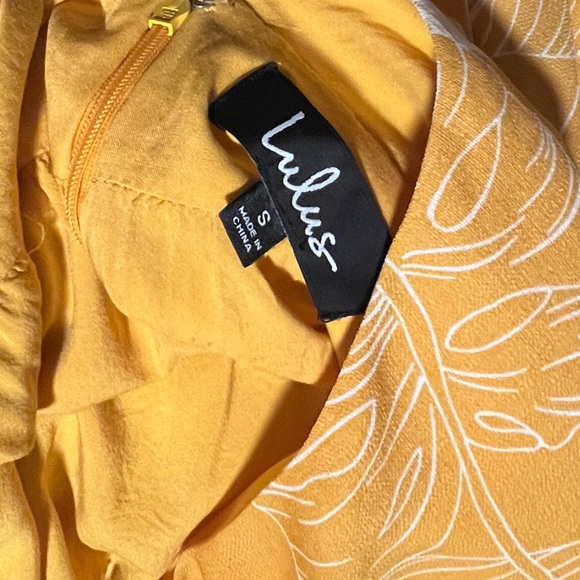 Savanna Golden Yellow Floral Print Maxi Dress - Picture 9 of 9